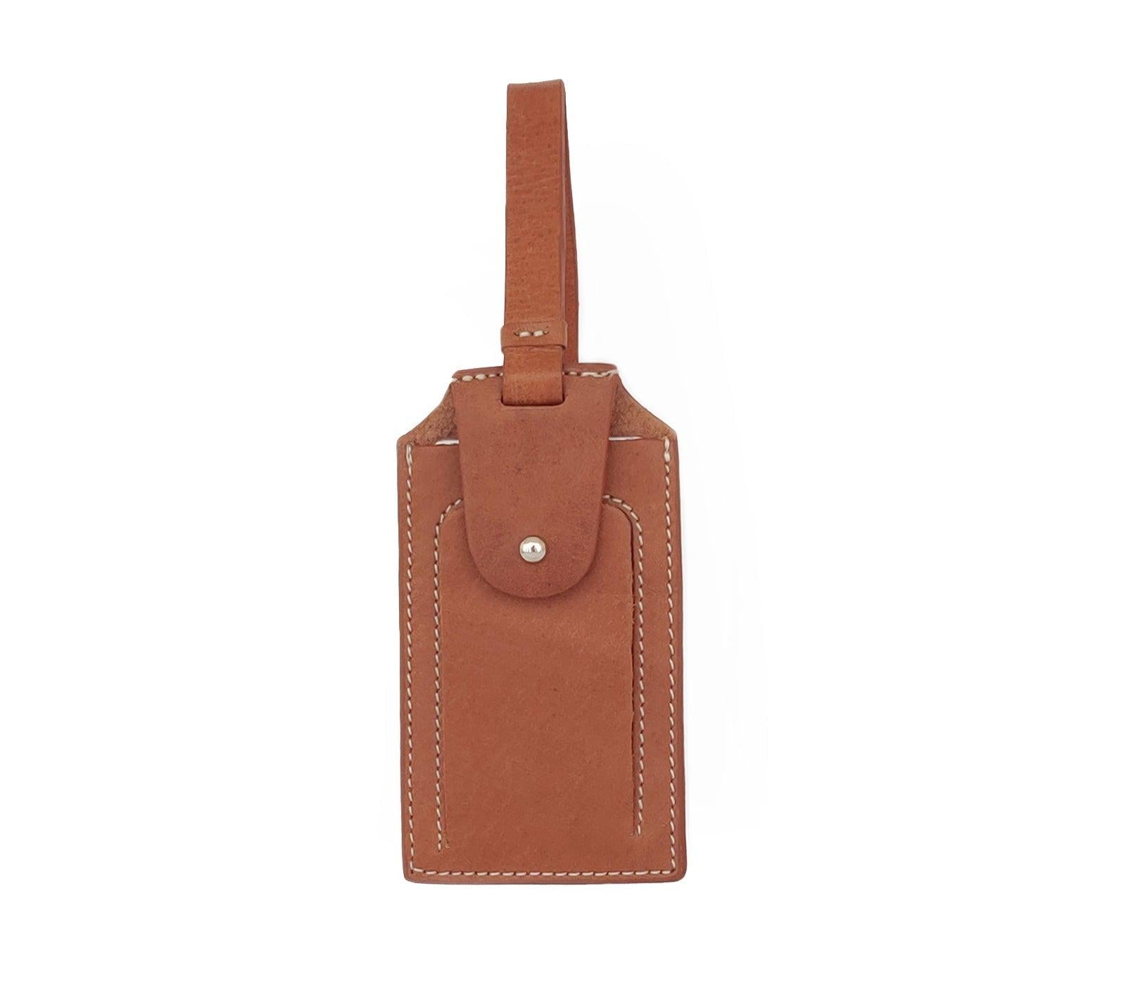 Barranca Canyon Leather Luggage Tag