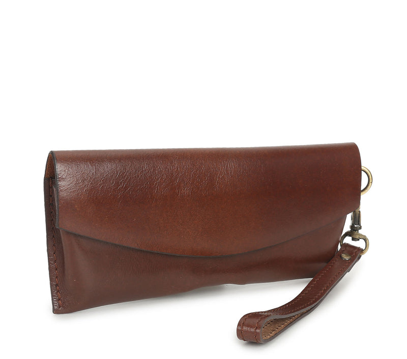 SUNGLASS CASE - BROWN