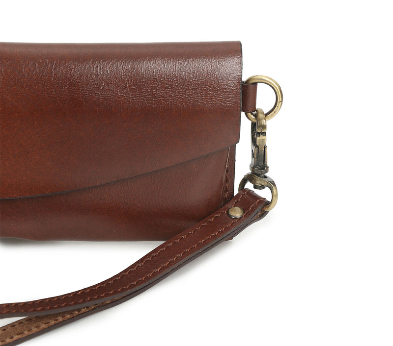 SUNGLASS CASE - BROWN