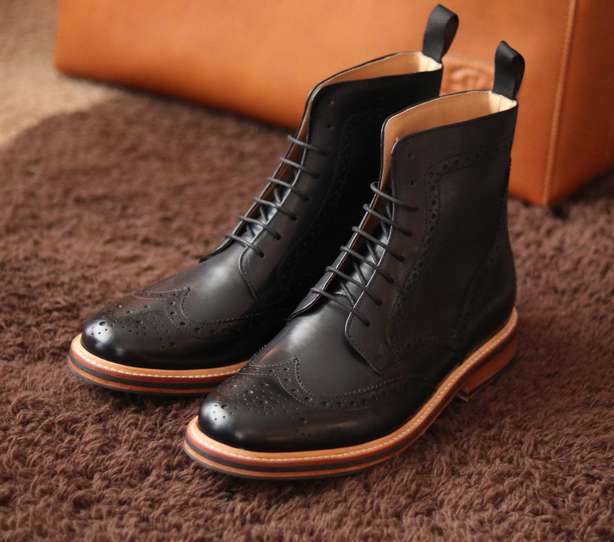 brogue shoe boots