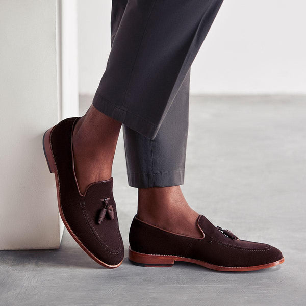 Buy Loafer Suede Online Men s Tassel Loafer Nappa Dori