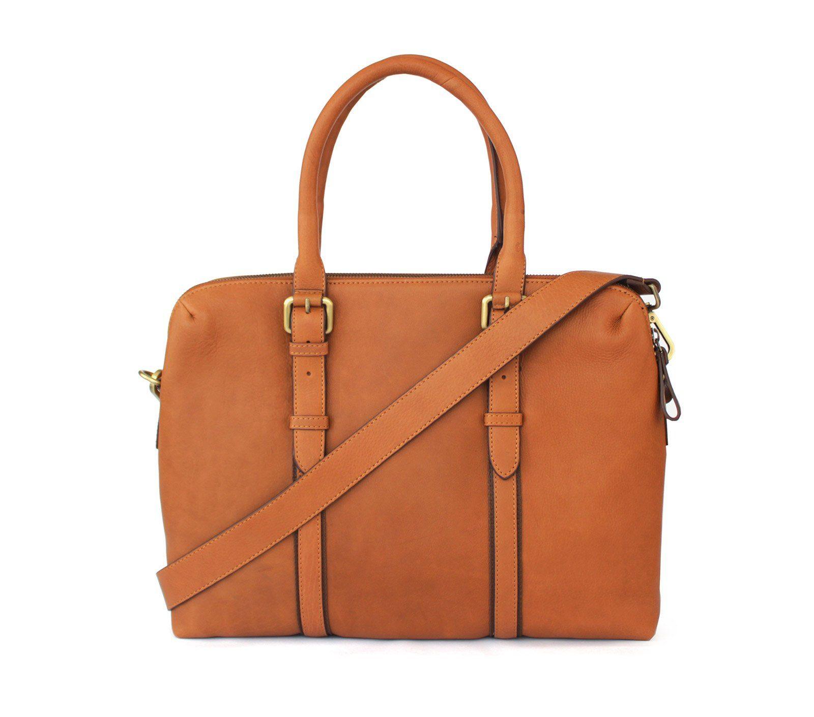 Buy Black & Tan Leather Handbag Online - RK India Store View