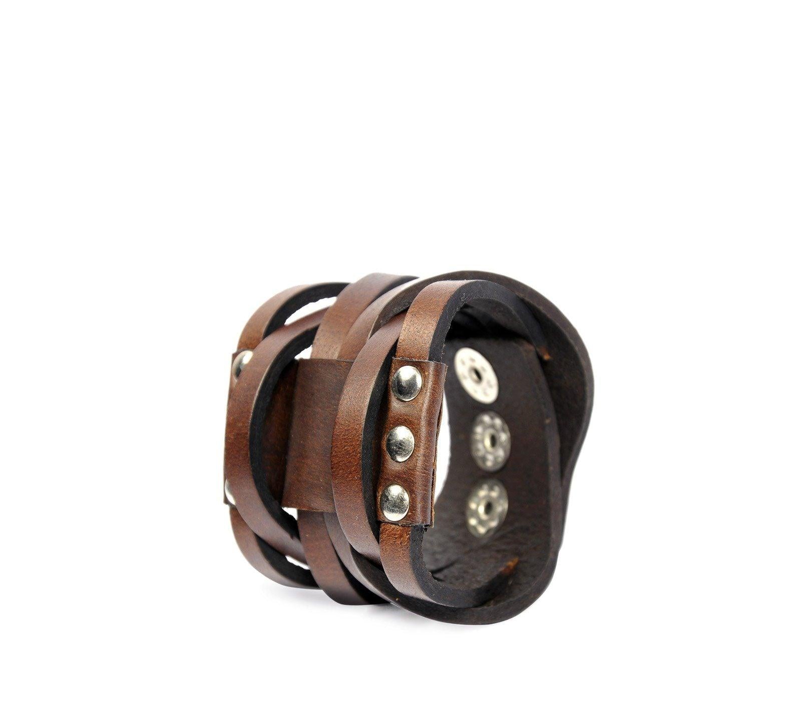 Buy Griffith Wristband  Men's Leather Wristbands – Nappa Dori