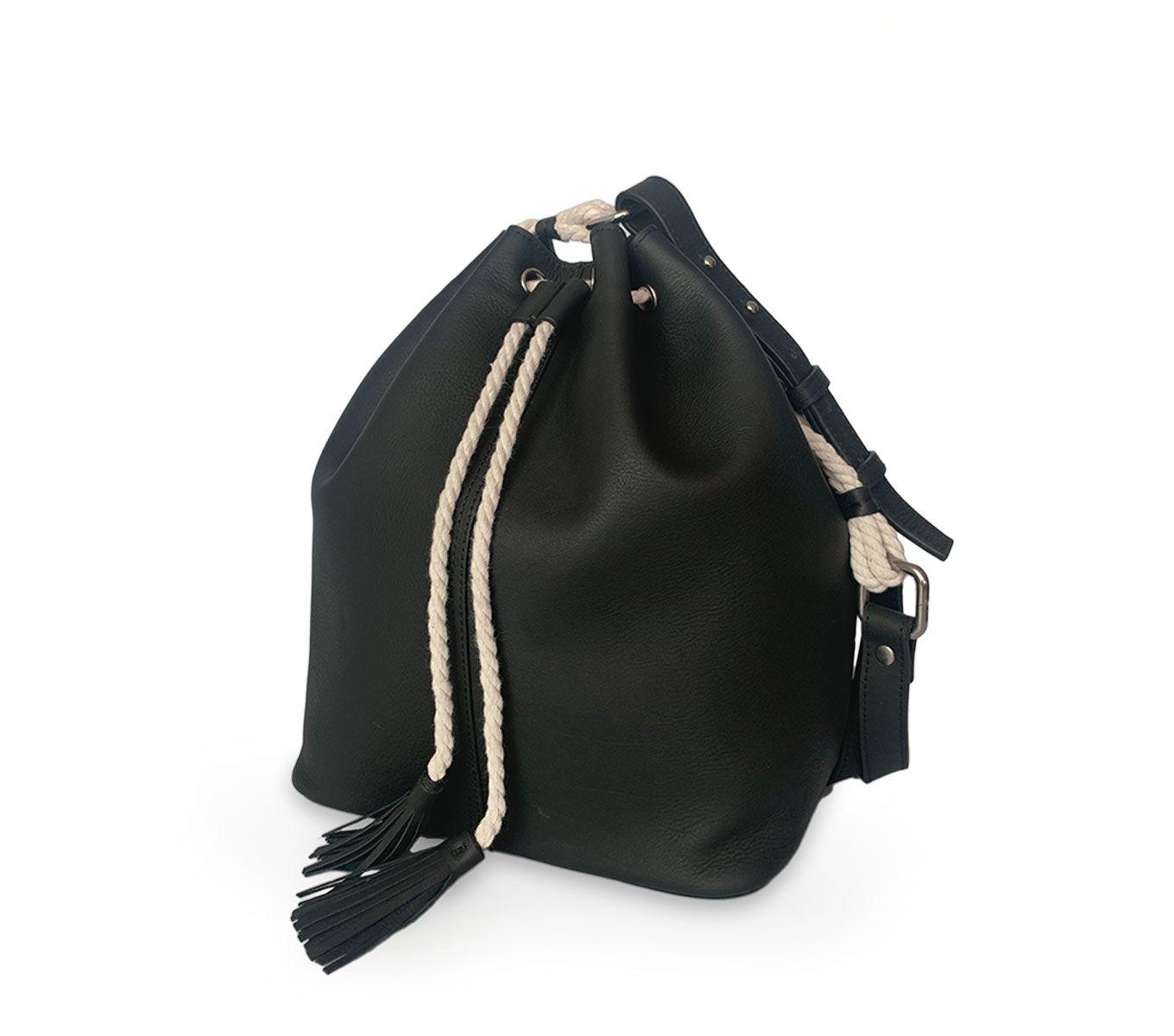 Nappa Dori Envelope Sling Bag - Black